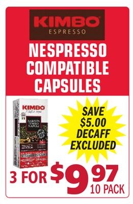 KIMBO ESPRESSO NESPRESSO COMPATIBLE CAPSULES