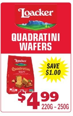 QUADRATINI WAFERS