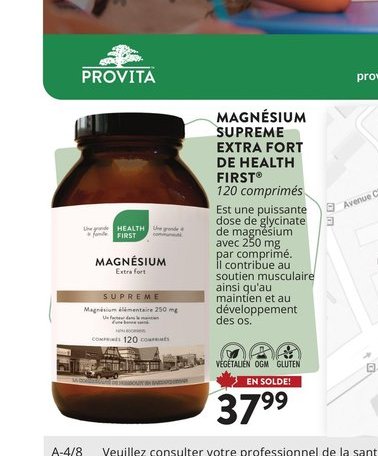 Health First Magnésium Suprême Extra Fort