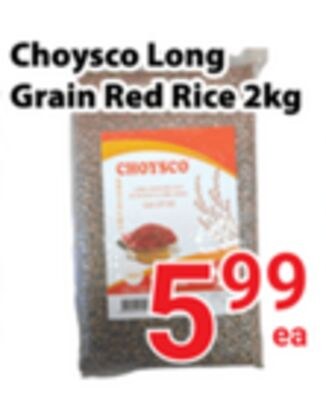 Choysco Long Grain Red Rice 2kg