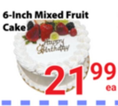 6-Inch Mixed Fruit Cake