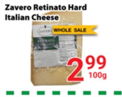 Zavero Retinato Hard Italian Cheese