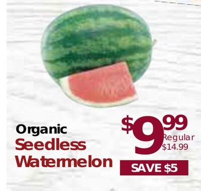 Organic Seedless Watermelon