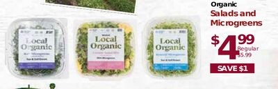Organic Salads and Microgreens