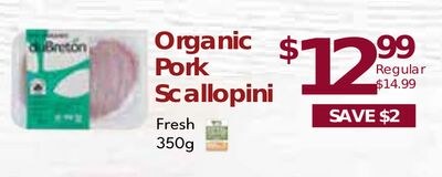 DuBreton Organic Pork Scallopini