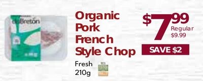 DuBreton Organic Pork French Style Chop