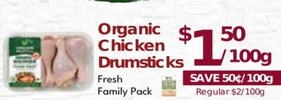 Organic Chicken Drumsticks