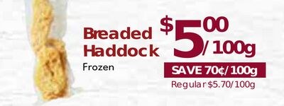 Breaded Haddock