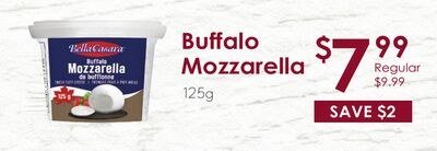 Bella Casara Buffalo Mozzarella