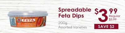 Spreadable Feta Dips