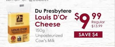Du Presbytere Louis D'Or Cheese