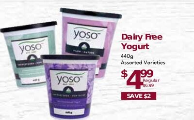 YOSO Dairy Free Yogurt