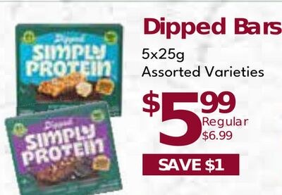 Simply Protein Dipped Bars