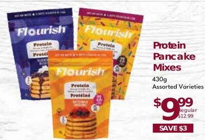 Flourish Protein Pancake Mixes