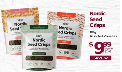JÖEY Nordic Seed Crisps