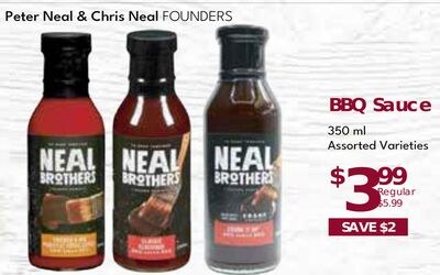 Neal Brothers BBQ Sauce