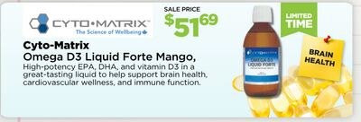 Cyto-Matrix Omega D3 Liquide Forte Mango