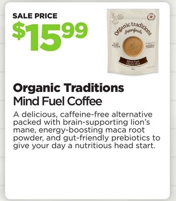 Organic Traditions Mind Fuel Coffee