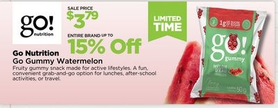 Go Nutrition Go Gummy Watermelon