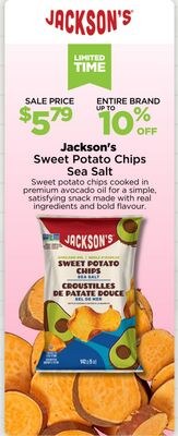 Jackson's Sweet Potato Chips Salt