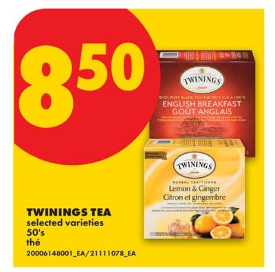 TWININGS TEA, 50'S