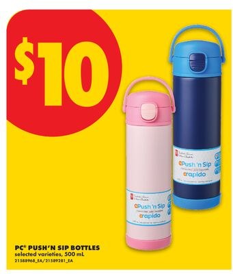 PC® PUSH'N SIP BOTTLES, 500 ML