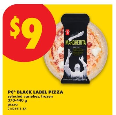 PC® BLACK LABEL PIZZA, 370-440 g