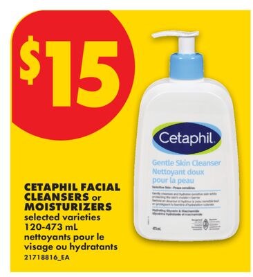 CETAPHIL FACIAL CLEANSERS OR MOISTURIZERS, 120-…