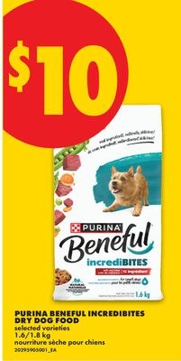 PURINA BENEFUL INCREDIBITES DRY DOG FOOD, 1.6/1…