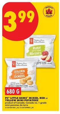 PC® LITTLE GEMS® MIXED, RED OR YELLOW MINI POTA…