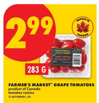 FARMER'S MARKET™ GRAPE TOMATOES, 283 G