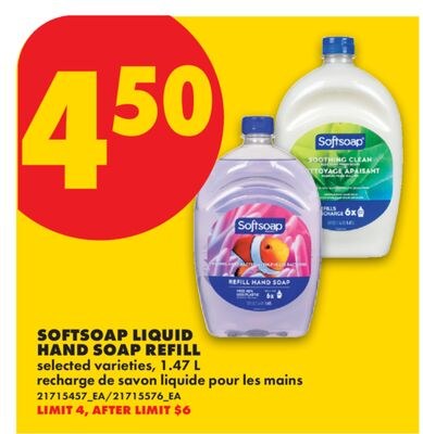 SOFTSOAP LIQUID HAND SOAP REFILL, 1.47 L