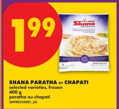 SHANA PARATHA or CHAPATI, 400 g