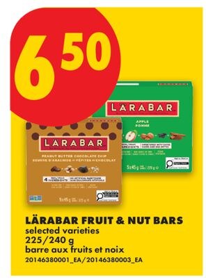 LÄRABAR FRUIT & NUT BARS, 225/240 g