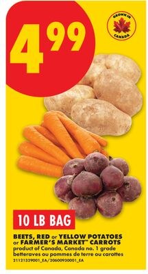 BEETS, RED OR YELLOW POTATOES OR FARMER'S MARKE…