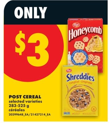 POST CEREAL, 283-525 G