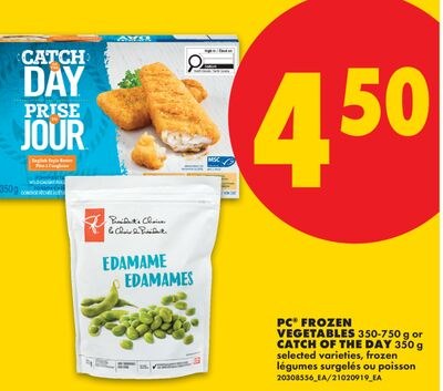 PC® FROZEN VEGETABLES, 350-750 G OR CATCH OF TH…