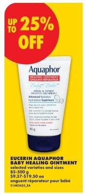 EUCERIN AQUAPHOR BABY HEALING OINTMENT, 85-500 G