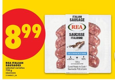 REA ITALIAN SAUSAGES, 720 G