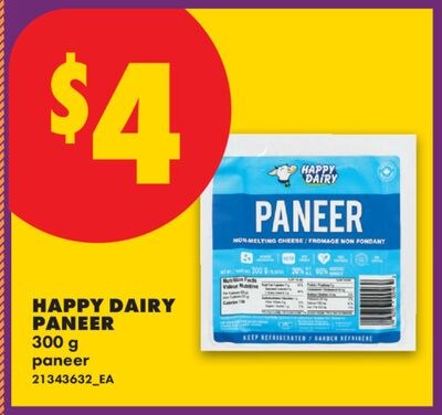 HAPPY DAIRY PANEER, 300 G