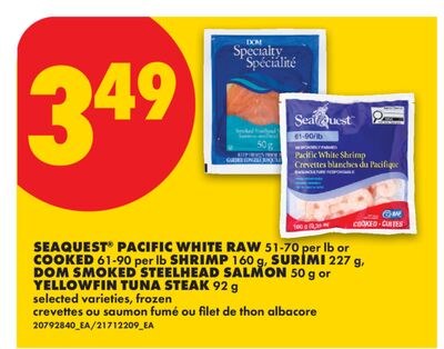 SEAQUEST® PACIFIC WHITE RAW, 51-70 PER LB OR CO…