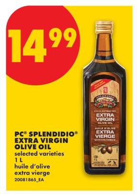 PC® SPLENDIDIO® EXTRA VIRGIN OLIVE OIL, 1 L