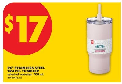 PC® STAINLESS STEEL TRAVEL TUMBLER, 700 ML