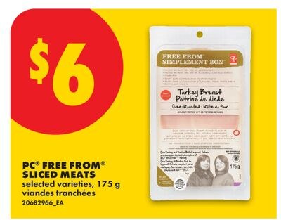 PC® FREE FROM® SLICED MEATS, 175 G