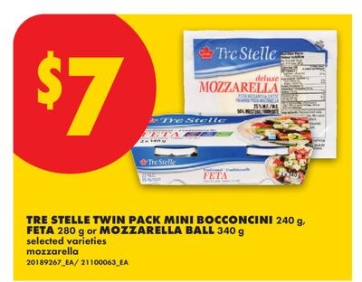 TRE STELLE TWIN PACK MINI BOCCONCINI, 240 G, FE…