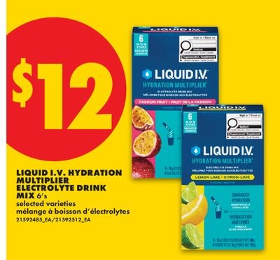 LIQUID I.V. HYDRATION MULTIPLIER ELECTROLYTE DR…