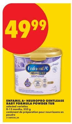 ENFAMIL A+ NEUROPRO GENTLEASE BABY FORMULA POWD…