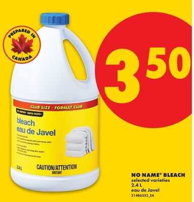 NO NAME® BLEACH, 2.4 L