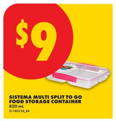 SISTEMA MULTI SPLIT TO GO FOOD STORAGE CONTAINE…