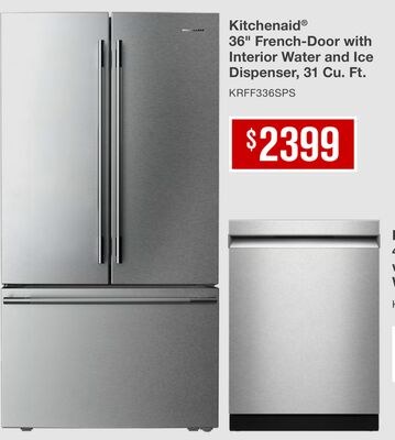 Kitchenaid® 36" French-Door with Interior Water…